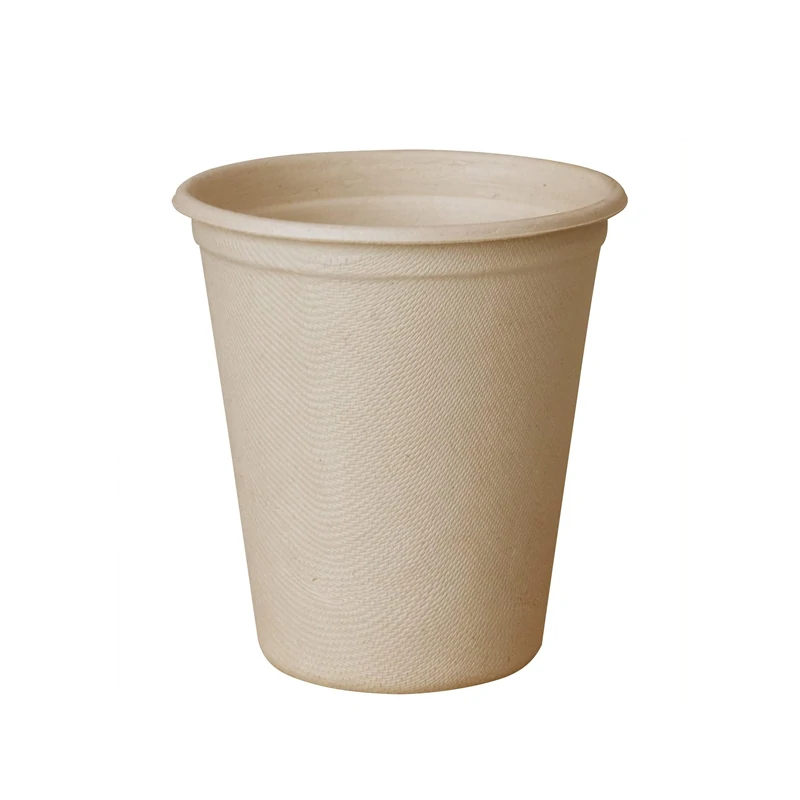 11.5 OZ Compostable Drinking Cups Bagasse and Bamboo Fibre Biodegradable Cup Unbleached