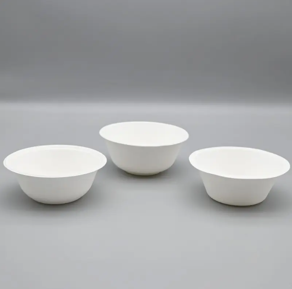 NEW BIODEGRADABLE SUGARCANE BAGASSE ROUND BOWL TAKE OUT CONTAINER